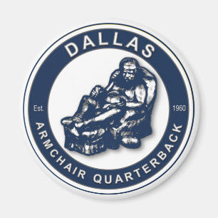 Íman O ímã do futebol da poltrona QB Dallas