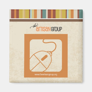 Íman O ímã do grupo do artesão (gráficos)