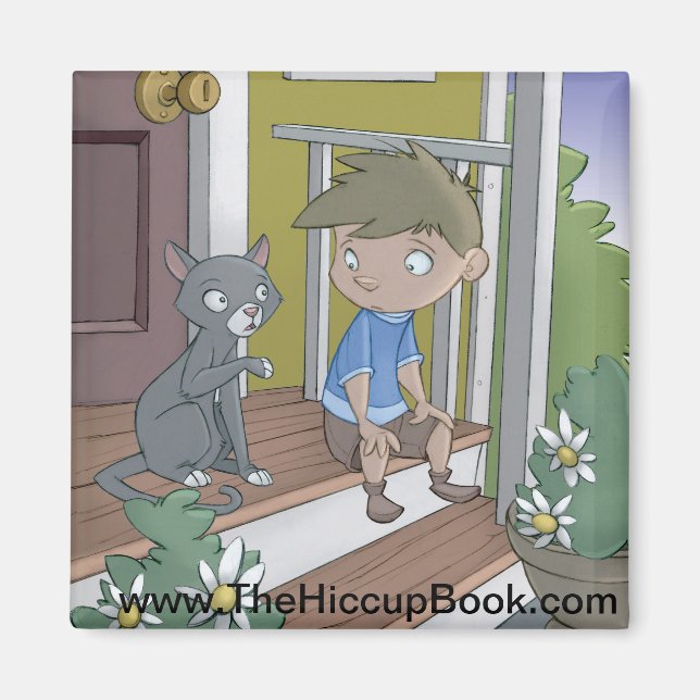 Íman O ímã do Livro do Soluço - O Gato (Frente)