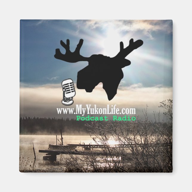 Íman O ímã do rio Yukon Life (Frente)