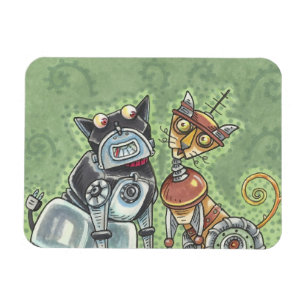 Íman O ÍMÃ dos robôs do gato e do cão *Customize