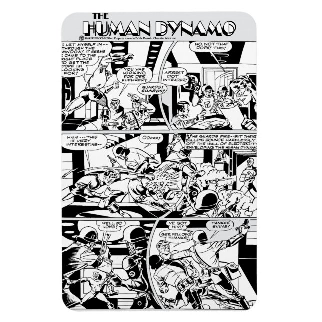 Íman O ímã flexível dinâmico humano de 1940 (Vertical)