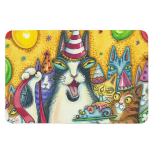 Íman O ÍMÃ GRANDE do ANIVERSÁRIO dos gatos de N Fitz