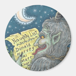 Íman O ÍMÃ IMPERTINENTE do NATAL da LISTA de KRAMPUS
