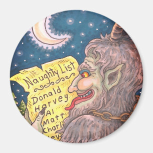 Íman O ÍMÃ IMPERTINENTE do NATAL da LISTA de KRAMPUS