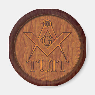 Íman O ímã "Maçons Round Tuit"