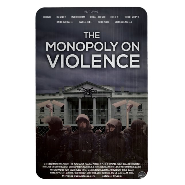 Íman O ímã "Monopoly On Violence" (Vertical)