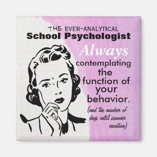 Íman O ímã Nunca-Analítico do psicólogo da escola