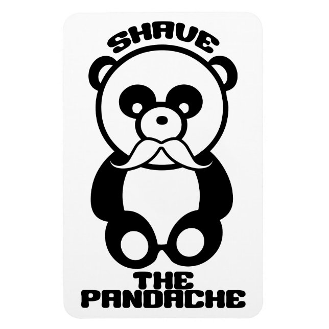 Íman O ímã personalizado Pandache (Vertical)
