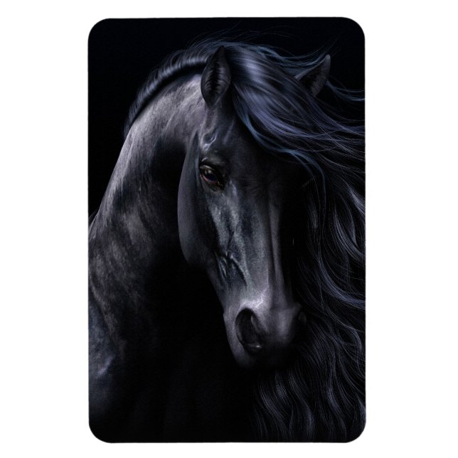 Íman O ímã preto Premium Flexi (Vertical)