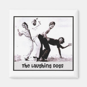 Íman O ímã retro de riso dos cães