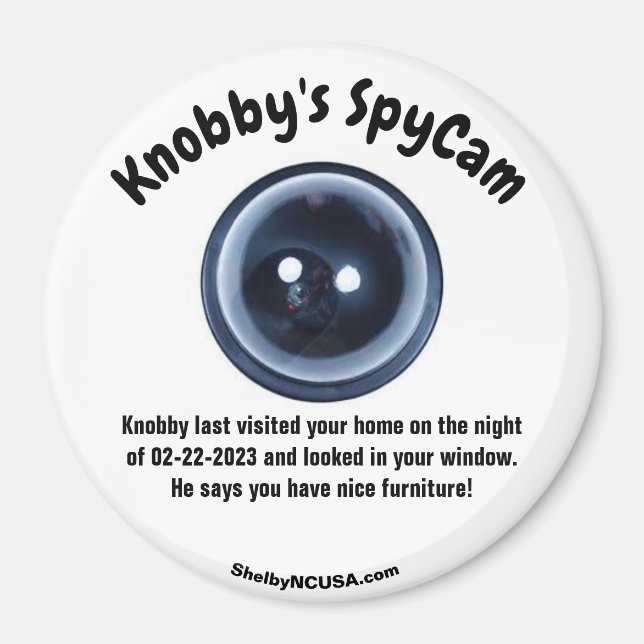 Íman O ímã SpyCam de Knobby (Frente)
