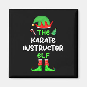 Íman O Instrutor Karate Elf Christmas Matching Pajam