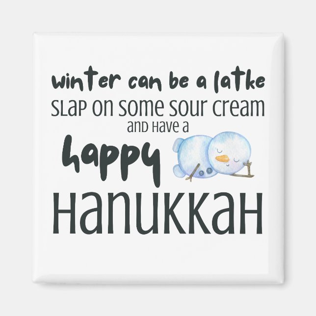 Íman O Inverno Pode Ser Um Latão (Frente)