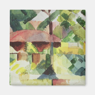 Íman O jardim, 1914 (w/c no papel)