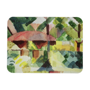 Íman O jardim, 1914 (w/c no papel)