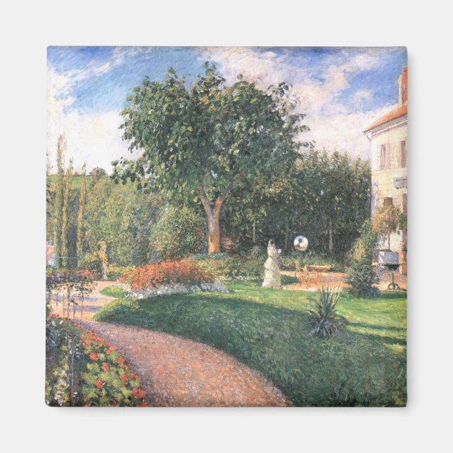 Íman O Jardim de Les Mathurins Camille Pissarro (Frente)