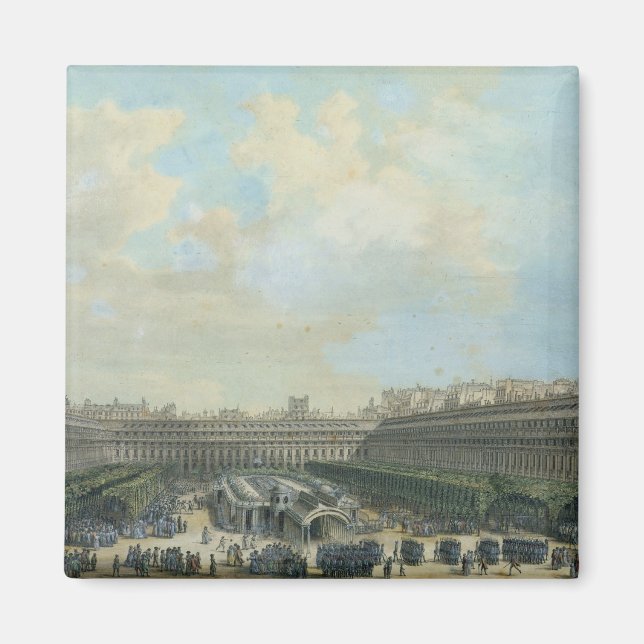 Íman O Jardim do Palais Real, 1791 (Frente)