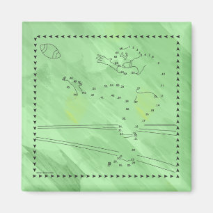 Íman O Jogador De Futebol Conecta Os Pontos