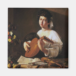 Íman O jogador do alaúde, Caravaggio