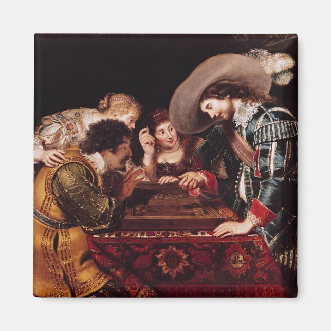 Íman O jogo do gamão (Frente)