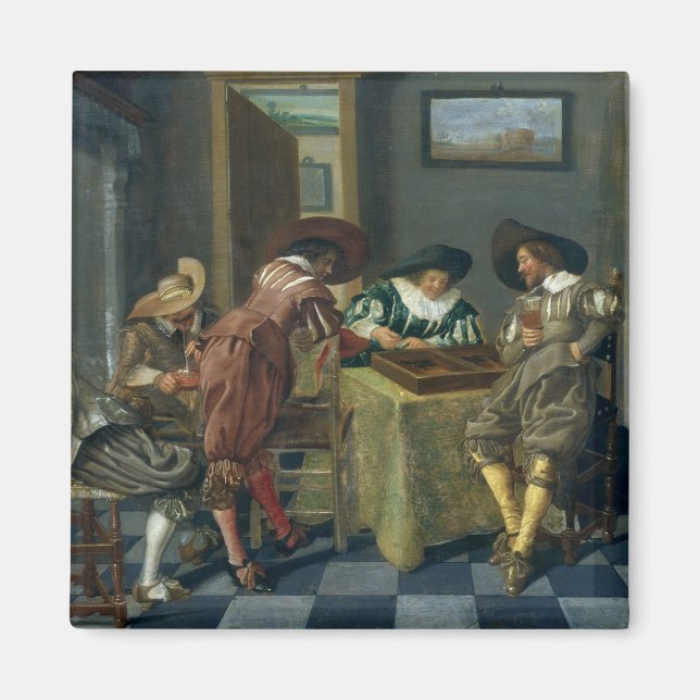 Íman O jogo do gamão (Frente)