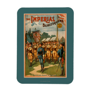 Íman O jogo fêmea imperial dos soldados de Burlesquers
