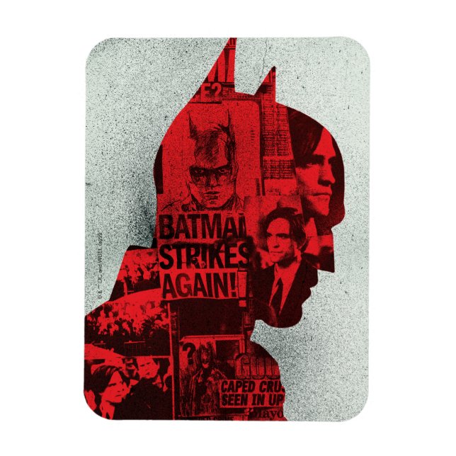 Íman O jornal Batman Silhouette (Vertical)