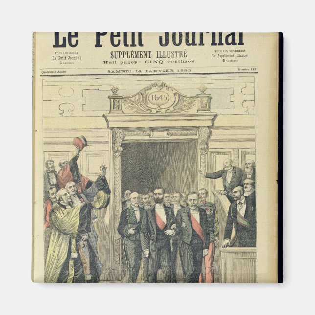 Íman O Jubileu de Louis Pasteur na Sorbonne (Frente)