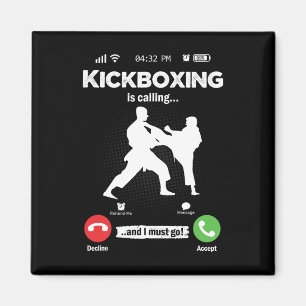 Íman O Kickboxing Está Chamando Artes Marciais Retro Ho
