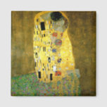 Íman O Kiss ~ Gustav Klimt<br><div class="desc">Este é o The Kiss pintado por Gustav Klimt em 1907. É a pintura mais famosa de Art Nouveau da história</div>