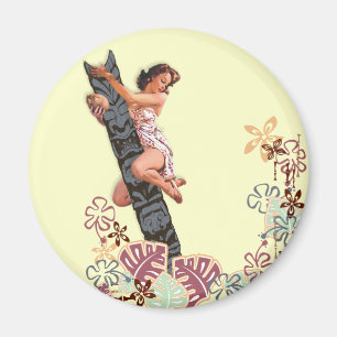 Íman O kitsch Bitsch: Acima de uma árvore de Tiki!