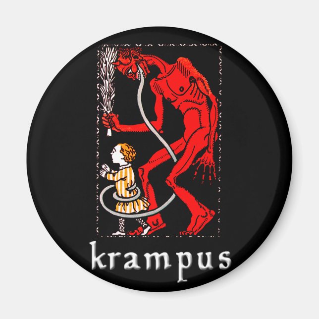 Íman O Krampus tem uma língua longa (Frente)