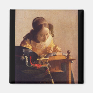 Íman O Lacemaker por Johannes Vermeer