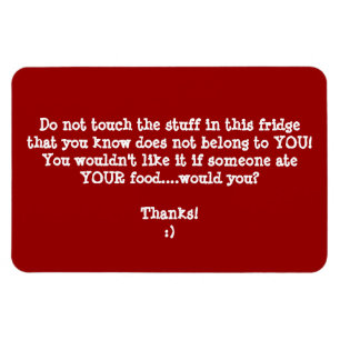 Íman O ladrão da comida do refrigerador