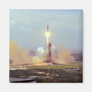 Íman O lançamento de Saturn IB do projeto do teste de