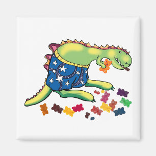 Íman O lanche da meia-noite do dinossauro