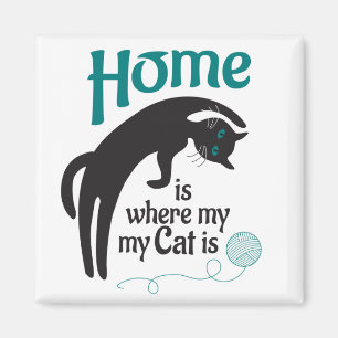 Íman O lar é onde meu gato está.