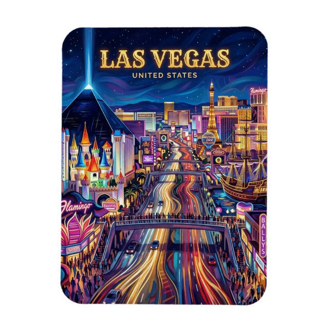 Íman O Las Vegas Strip Nevada (Vertical)
