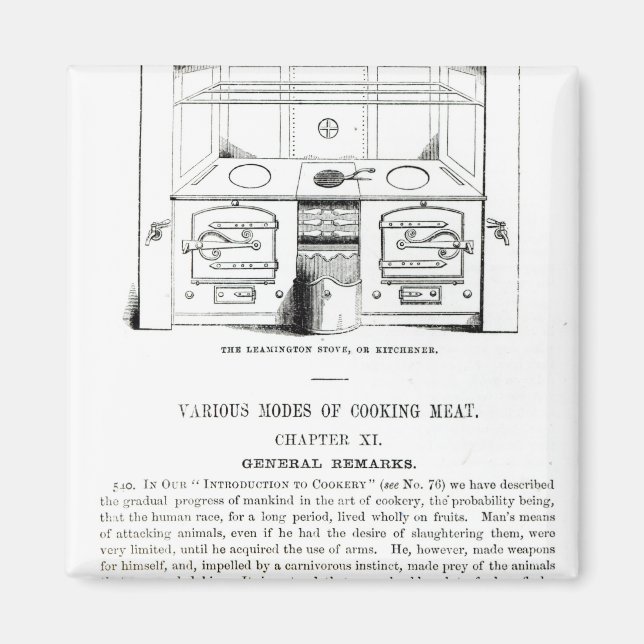 Íman O Leamington Stove, ou Kitchener (Frente)