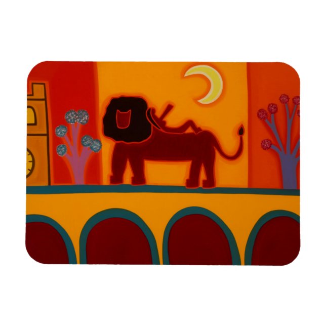 Íman O Leão Da Fulham Broadway 2008 (Horizontal)