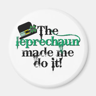 Íman O leprechaun fez-me fazê-lo (o chapéu)