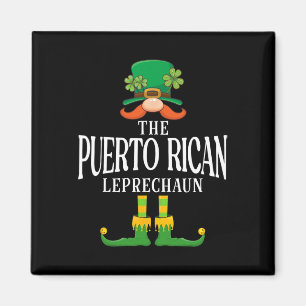 Íman O Leprechaun Porto-Ricano do Dia de São Patrício