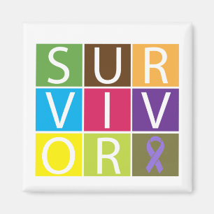 Íman O linfoma de Hodgkin do azulejo do sobrevivente de