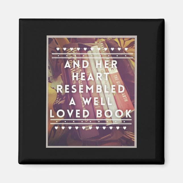 Íman O Livro Lover 2 Polegadas (Frente)