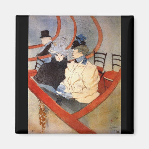 Íman O loge 2 por Toulouse-Lautrec