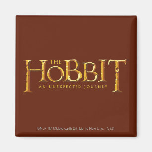 Íman O logotipo de hobbit é Dourado