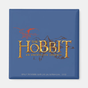 Íman O Logotipo Do Hobbit Sobre As Montanhas
