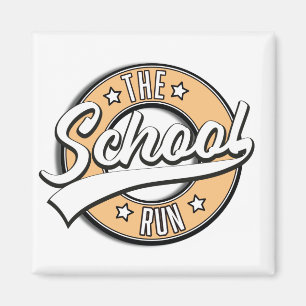 Íman O logotipo retrô The School Run
