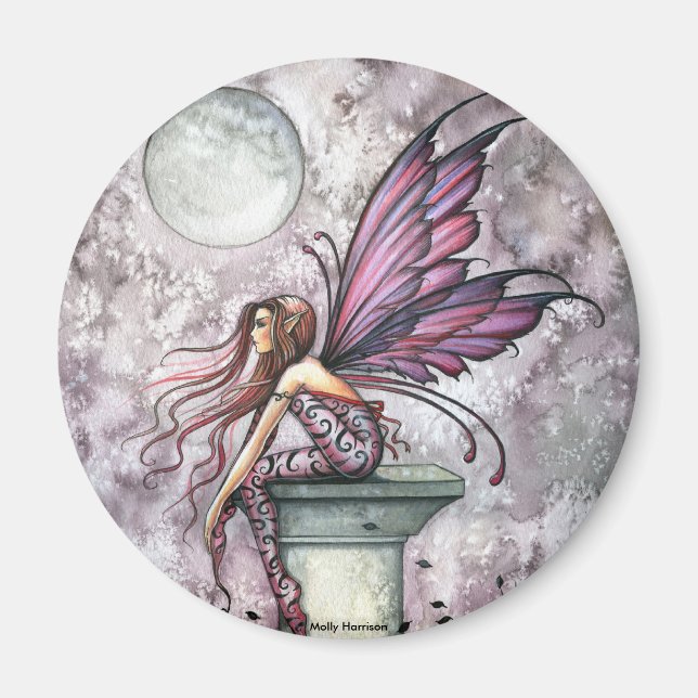 Íman O Lookout Fairy Magnet de Molly Harrison (Frente)